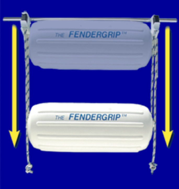 1 FENDERGRIP® Fender Holder Adjuster Hanger for Boats LIFETIME WTY! The Best 